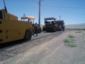 آسفالت و جدولگذاری شهرک صنعتی باخرز تایباد