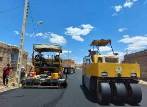 آسفالت قوچ پلنگ کاشمر