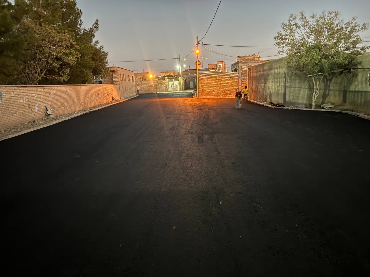 آسفالت روستای تربقان شهرستان کاشمر 1403