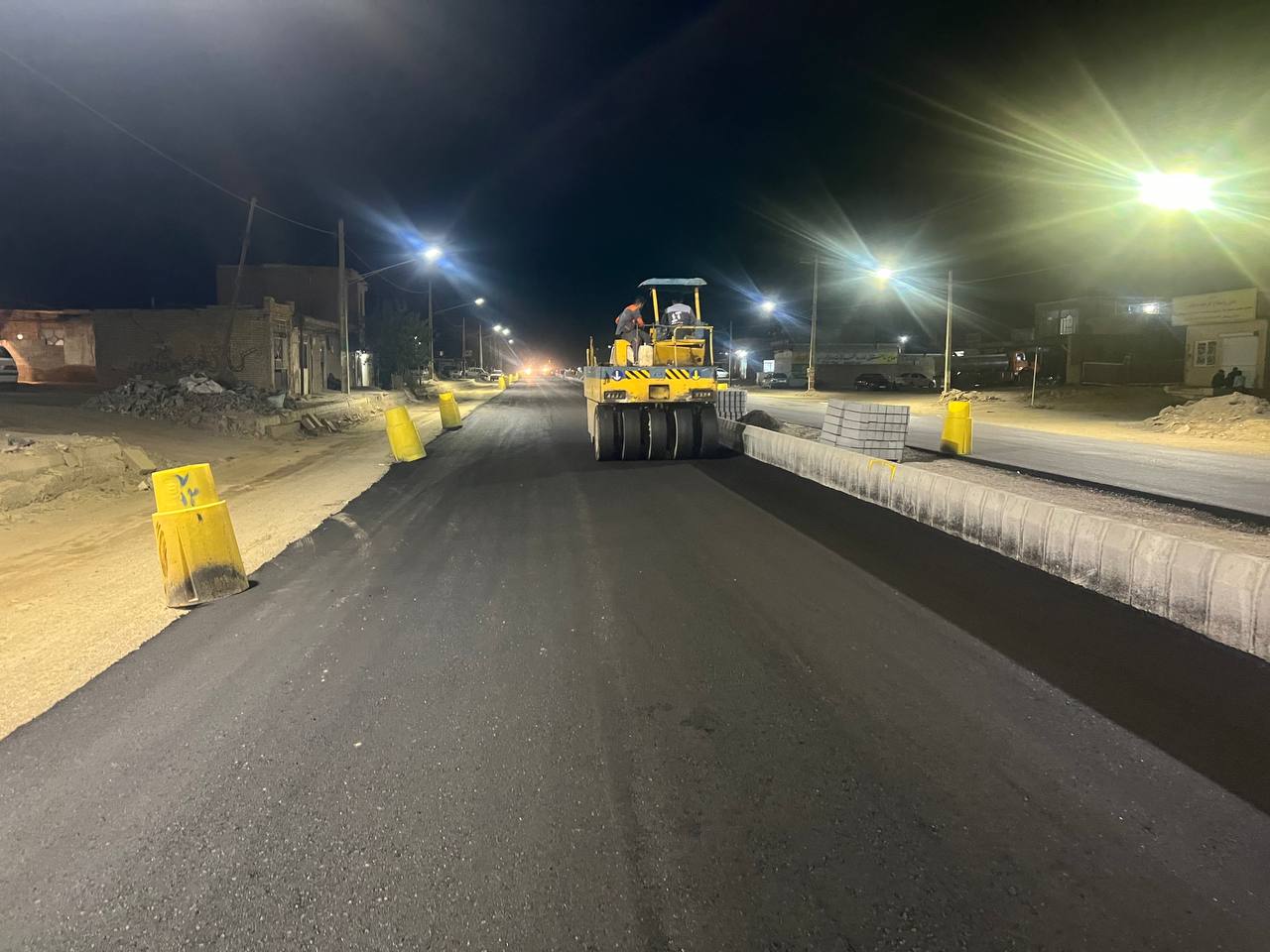 آسفالت روستای گنبدلی شهرستان سرخس 1403