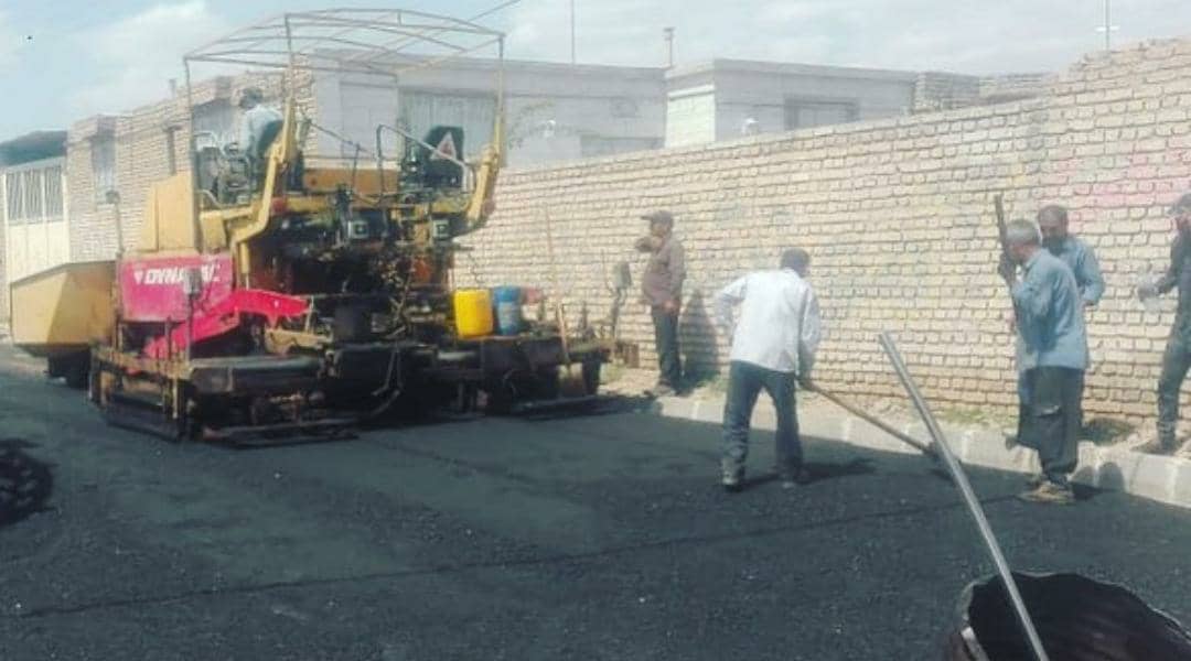 آسفالت عشرت آباد کاشمر