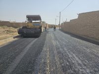 آسفالت روستای عشرت آباد شهرستان کاشمر 1403